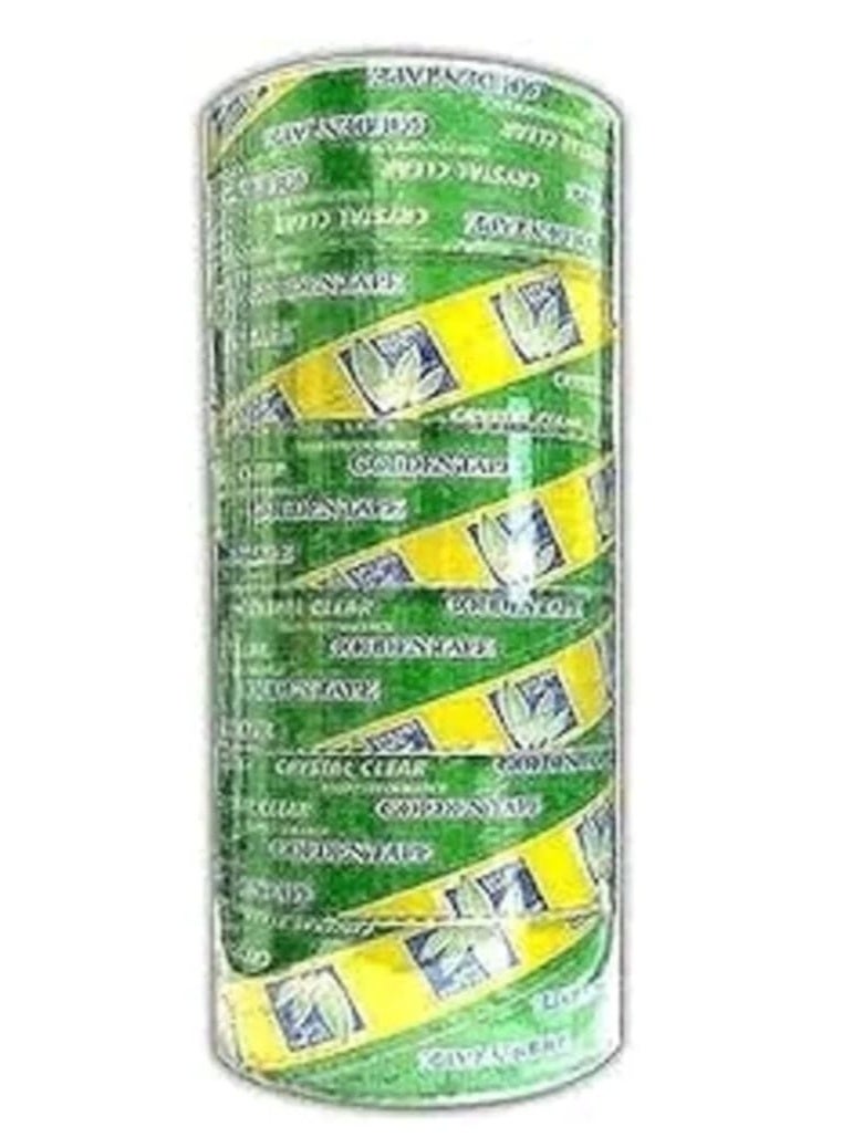 Chirstal Adhesive Tape, 6 Rolls, Clear - Image 2